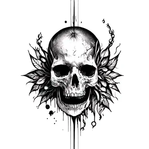 contradiction tattoo design idea