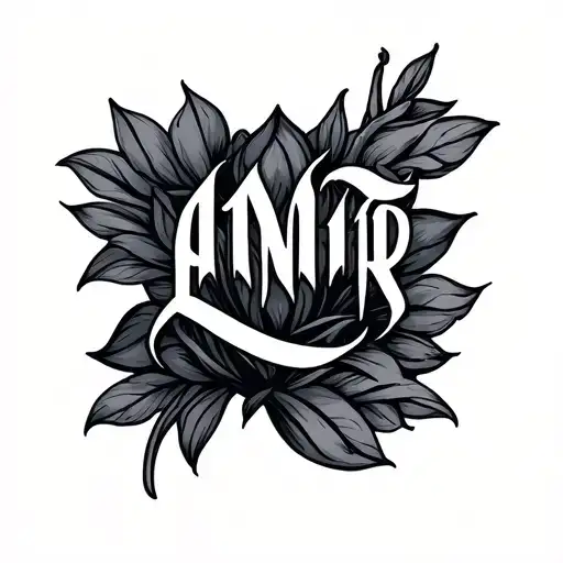 amir name tattoo tattoo design idea