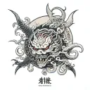 chronos tattoo design idea