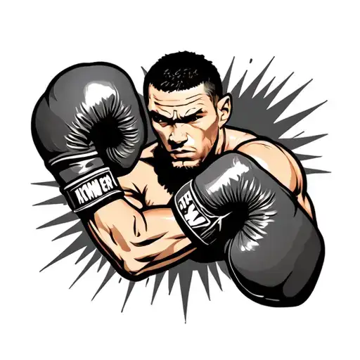 kickboxing tattoo design idea