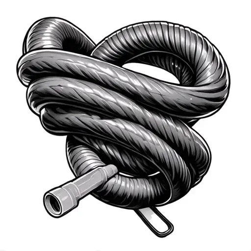Rubber Hose tattoo design idea