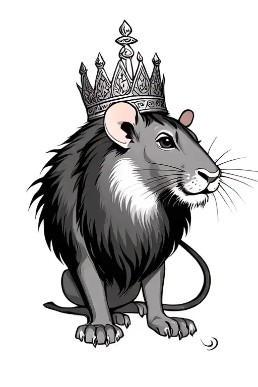 rat long live the king scene from lion king tattoo design idea