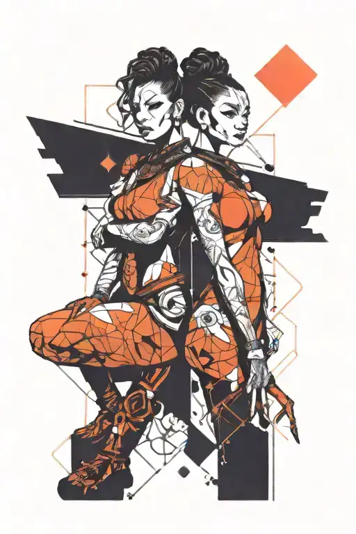 Gemini, orishas, ​​30 years old, oxum tattoo design idea