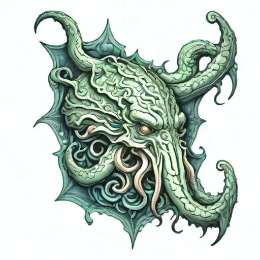 cthulhu tattoo design idea