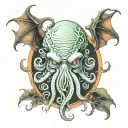 cthulhu tattoo design idea