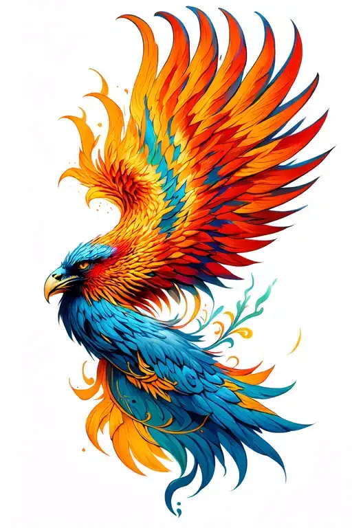 Phoenix X・XXI・MMXXI tattoo design idea