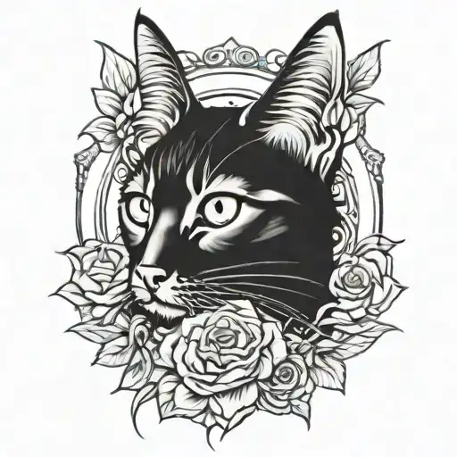 pussy tattoo design idea