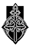 Celtic cross tattoo design idea