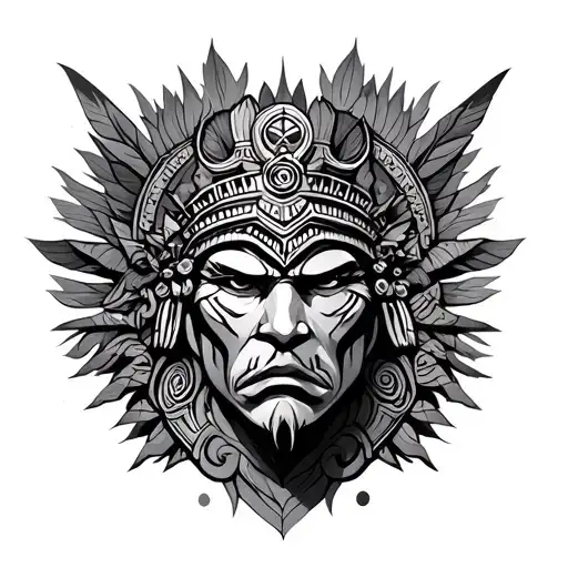 Tezcatlipoca tattoo design idea