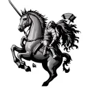 St George tattoo design idea