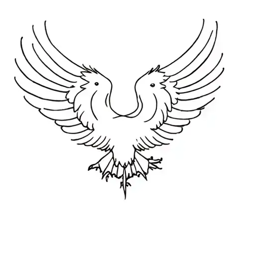 polish eagle in front tattoo design idea