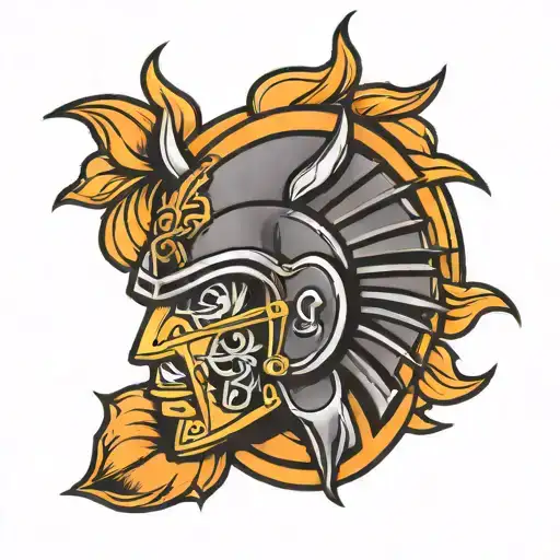 Peach County Trojans tattoo design tattoo design idea