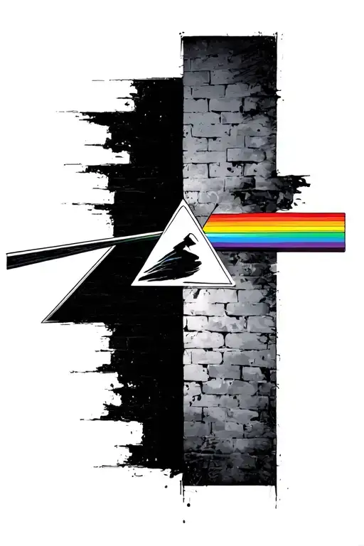 pink floyd the wall tattoo design idea