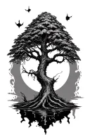 Poison Tree tattoo design idea