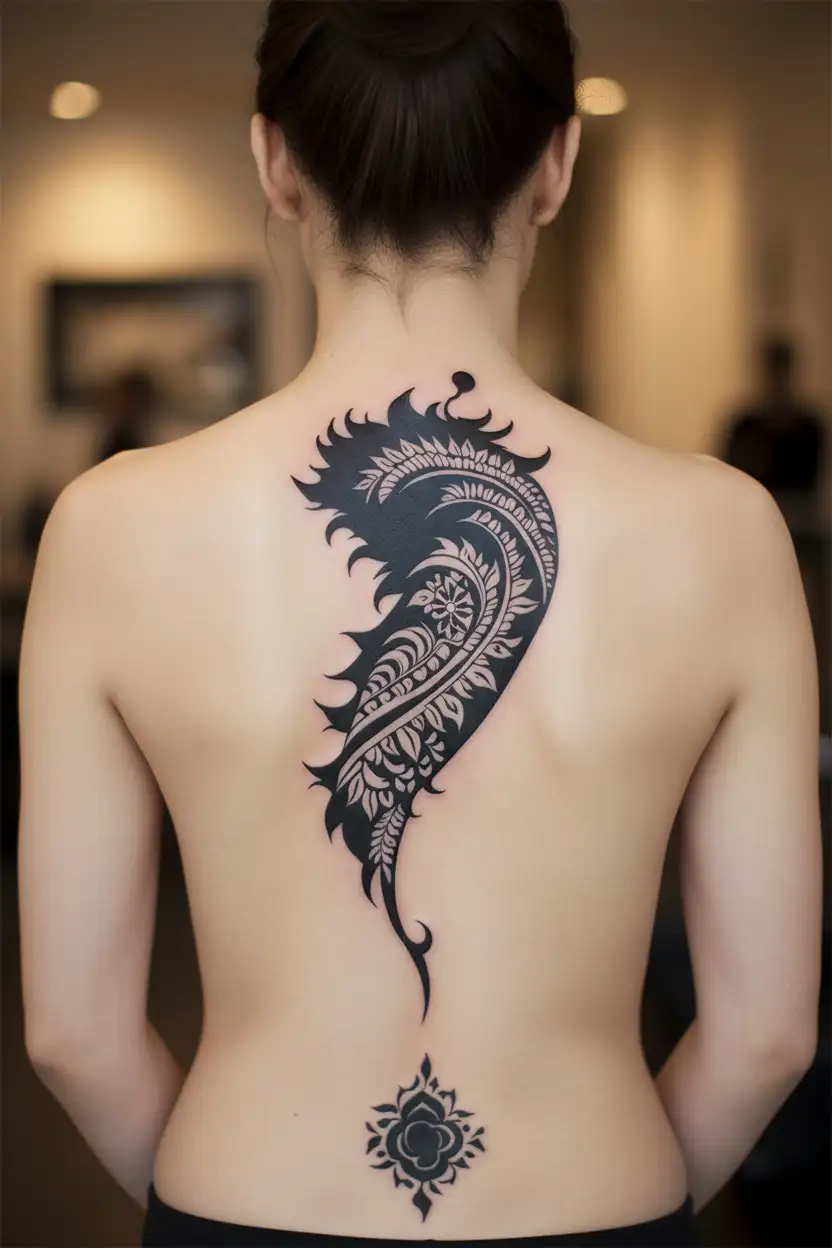 i want a tattoo that represents pakistani cluture using ethnic designs but wraps around my bicep (no flags) tattoo design idea