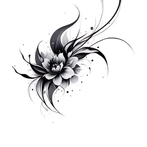 Coverup Abstract Patterns tattoo design idea