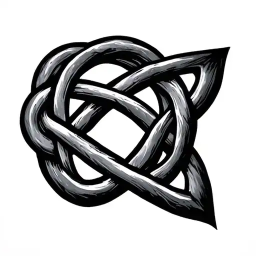 Witches Knot tattoo design idea