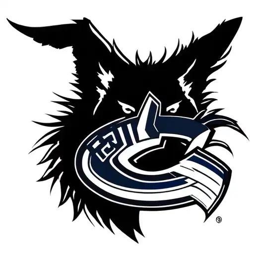 Michigan wolverines and Vancouver Canucks tattoo design idea