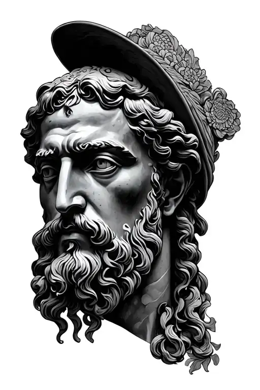 "Bog statues brand Aurelia" Mark Aurelius tattoo design idea