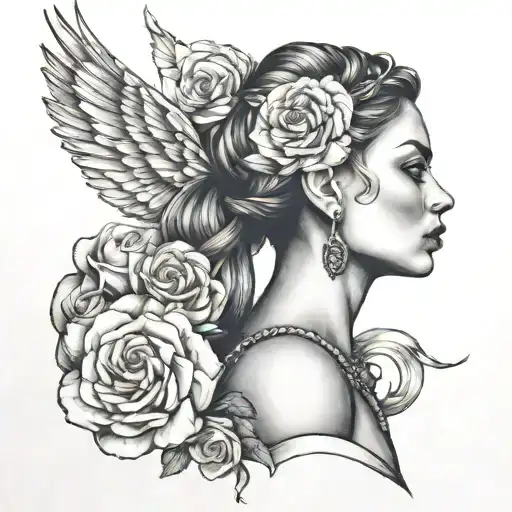 symbolizing feminism, freedom, strength, resilience, intelligence, equality, diversity tattoo design idea