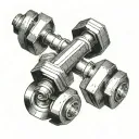 dumbell flash tattoo tattoo design idea