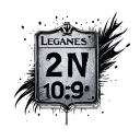 Leganés, postal code or something that represents it tattoo design idea