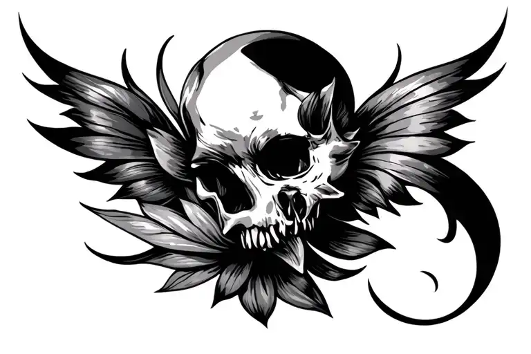 1of1 highlighted tattoo design idea