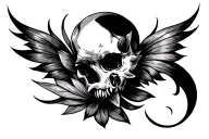 1of1 highlighted tattoo design idea