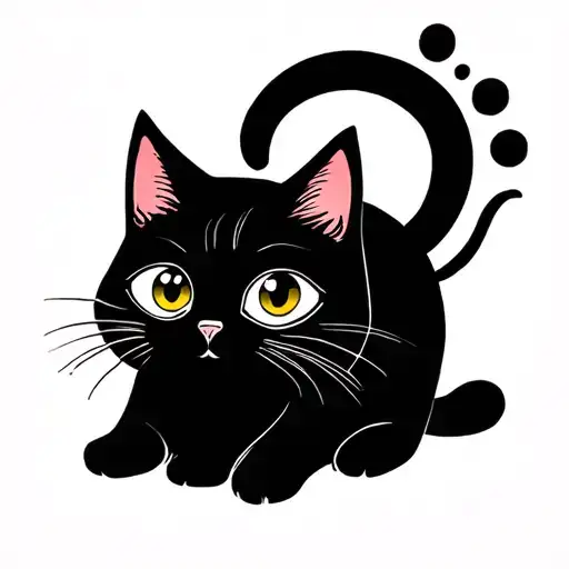 lsd, cat, multiple eyes, alice in wonderland tattoo design idea