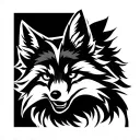 Fox Face tattoo design idea