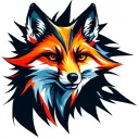 Fox Face tattoo design idea