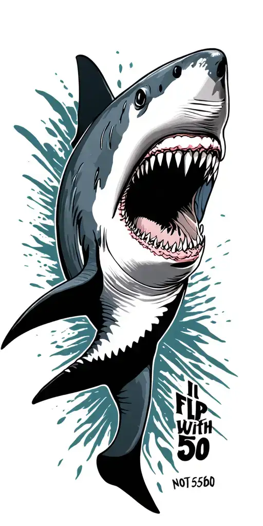 border line personality disorder when I flip switch with a shark not main focus and 5150 tattoo design idea