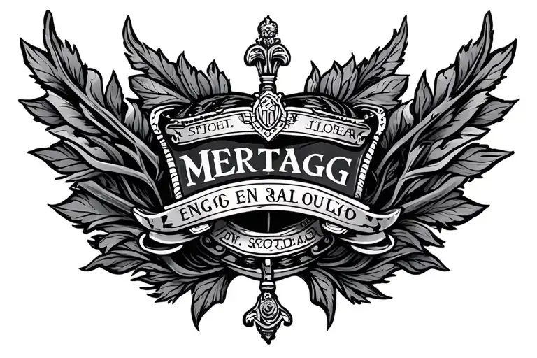 heritage chest tatto from england,ireland,scotland tattoo design idea