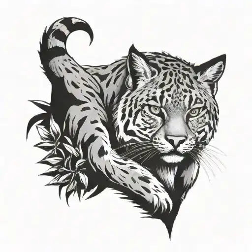 bobcat tattoo design idea