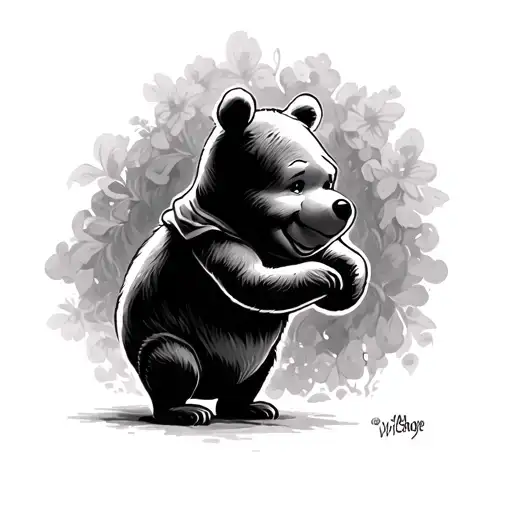 Winnie The Pooh tattoo design idea