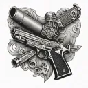 2nd Amendment tattoo design idea
