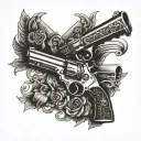 2nd Amendment tattoo design idea