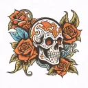 Strong Consistent tattoo design idea