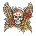 Strong Consistent tattoo design idea