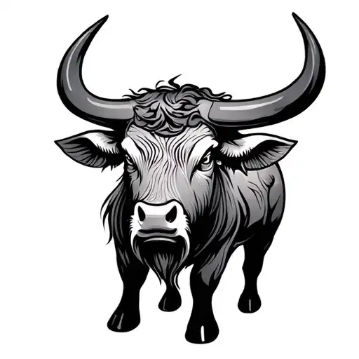 Chinese Ox tattoo design idea