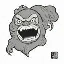 DARUMA DOLL tattoo design idea