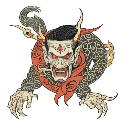 Rus, the embodiment of the words "the look of one going to death", aesthetically pleasing tattoo design idea