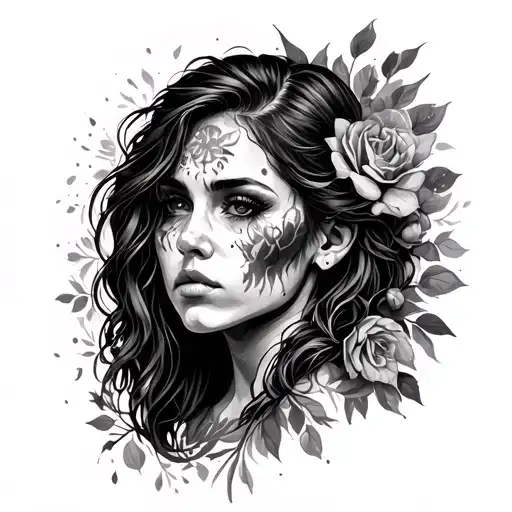 Abuse Survivor tattoo design idea