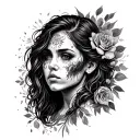 Abuse Survivor tattoo design idea