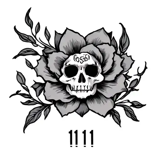 1111 tattoo design idea