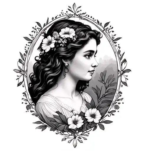 Memorial Mom tattoo design idea