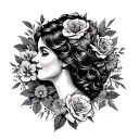 Memorial Mom tattoo design idea