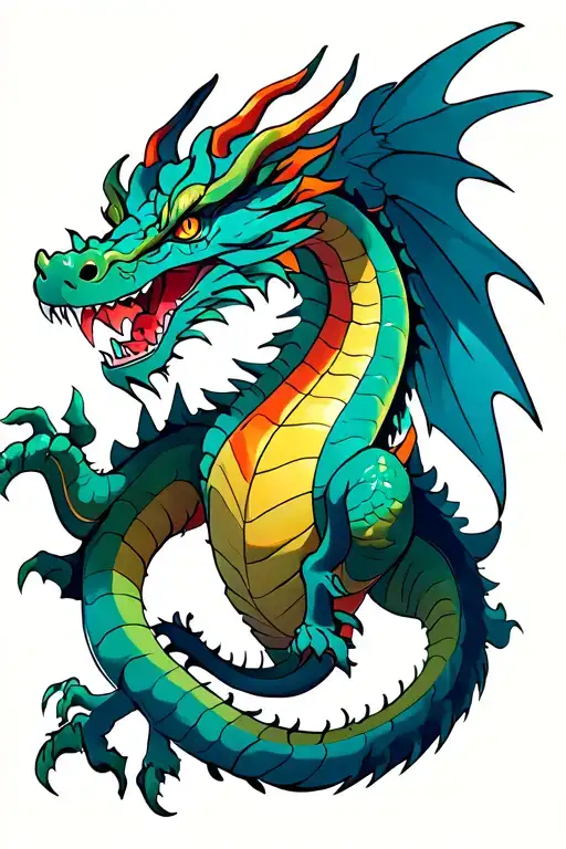 dragon flying european dragon tattoo tattoo design idea