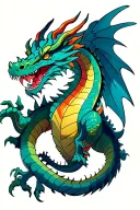 dragon flying european dragon tattoo tattoo design idea