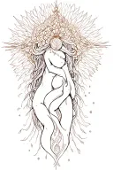 miscarriage and spiritual journey tattoo design idea